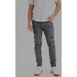 American Eagle Airflex Slim Gray Jeans NWOT